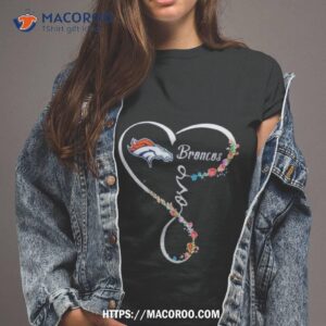 Floral Love Denver Broncos Shirt