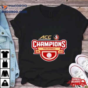 Florida State Seminoles Acc Women S Volleyball Regular Season Champions Locker Room Tshirt