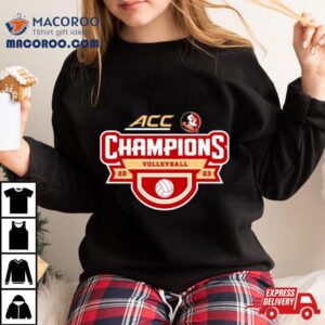 Florida State Seminoles Acc Women S Volleyball Regular Season Champions Locker Room Tshirt