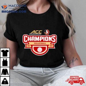 Florida State Seminoles Acc Women S Volleyball Regular Season Champions Locker Room Tshirt