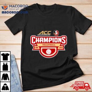 Florida State Seminoles Acc Women S Volleyball Regular Season Champions Locker Room Tshirt