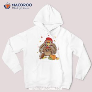 Football Turkey Funny Thanksgiving Game Day Boy Shirt