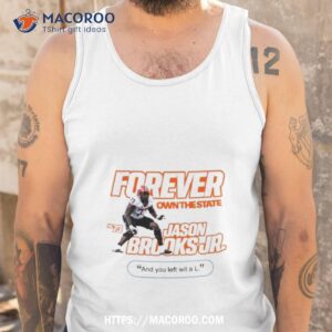 Forever Own The State Jason Brooks Jr Number 73 Tank Top