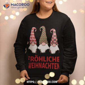 fr amp atilde amp para hliche weihnachten german christmas nordic gnomes sweatshirt sweatshirt 2