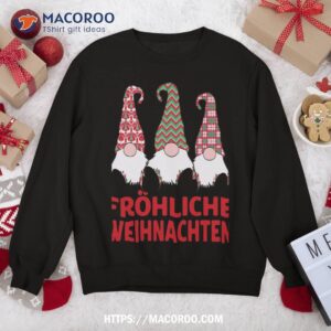 fr amp atilde amp para hliche weihnachten german christmas nordic gnomes sweatshirt sweatshirt