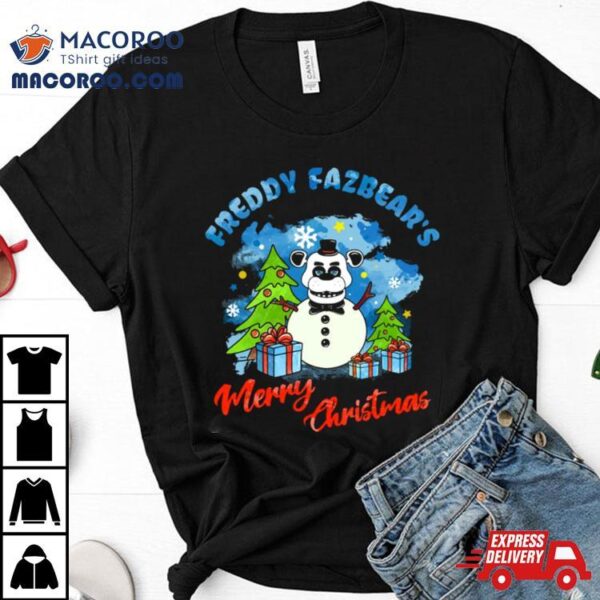 Freddy Fazbear Merry Christmas Five Night At Freddy’ Christmas Shirt