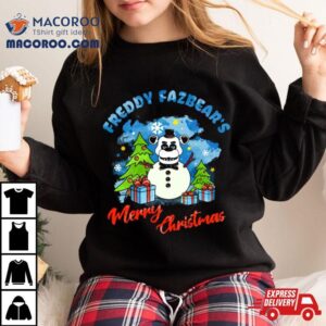 Freddy Fazbear Merry Christmas Five Night At Freddy Christmas Tshirt