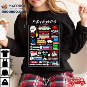 Friends The Tv Series Poster Tshirt