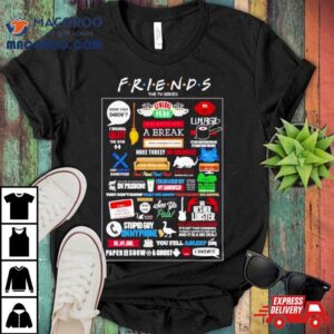 Friends The Tv Series Poster Tshirt