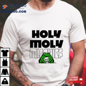 Frog Hug Skull Holy Moly Mischief Tshirt