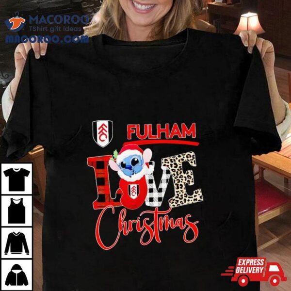 Fulham Stitch Love Christmas Shirt