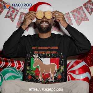 funny christmas gift dominick the italian donkey sweatshirt sweatshirt 3