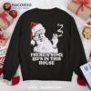 Funny Christmas, Theres Some Hos In This House Vintage Sweatshirt