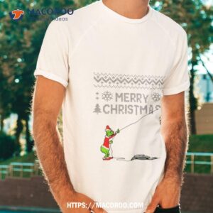 Funny Grinch Merry Christmas Santa Vibe Shirt