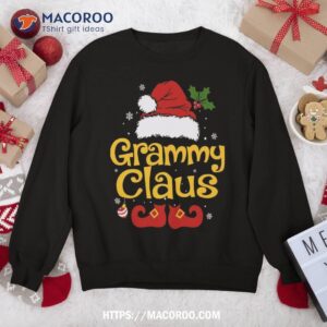 Funny Santa Grammy Claus Christmas Matching Family Group Sweat Sweatshirt