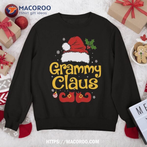 Funny Santa Grammy Claus Christmas Matching Family Group Sweatshirt