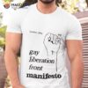 Gay Liberation Front Manifesto Shirt