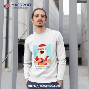 Generic Corporate Art Style Santa Devouring His Elf Sweatshirt 1