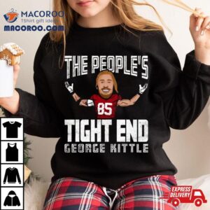 George Kittle Carton For San Francisco Ers Fans Tshirt