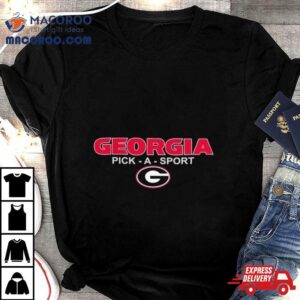 Georgia Bulldogs Pick A Sport Logo Tshirt