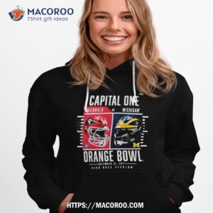 Georgia Bulldogs Vs Michigan Wolverines College Football Playoff 2023 Orange Bowl Hoodie 1