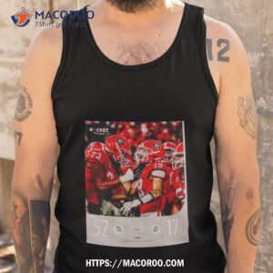 Georgia Bulldogs Wins 51 17 Ole Miss Rebels 2023 Sec East Championship Final Score Tank Top