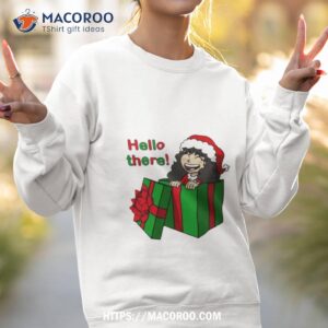 Girl Santa Gift Hello There Sweatshirt 2