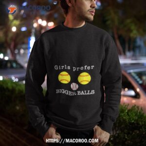 Girls Prefer Bigger Balls Sweatshirt