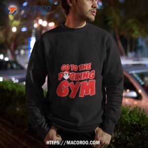Go To The Fucking Gym Santa Sweatshirt