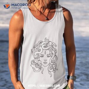 Gorgona Medusa Abstract Aestetic Greek Mythology Minimal Ar Tank Top