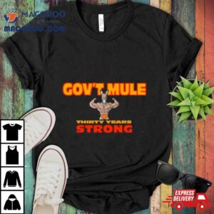 Government Mule Years Strong Tour Performance Schedule Tshirt