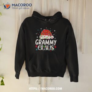 Grammy Claus Santa Hat Christmas Lights Shirt