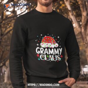Grammy Claus Santa Hat Christmas Lights Sweatshirt