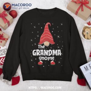 grandma gnome family matching christmas funny gift pajama sweatshirt sweatshirt