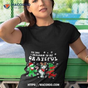 Grateful Bear Dancing Tis The Season Christmas Sweater Tshirt 1
