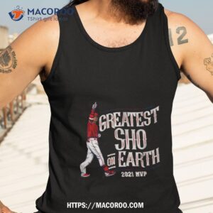 Greatest Sho On Earth Mvp Shohei Ohtani Tank Top 3