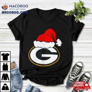 Green Bay Packers Logo Santa Hat Christmas 2023 Shirt