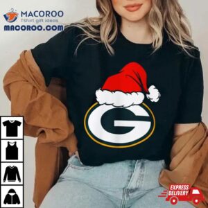 Green Bay Packers Logo Santa Hat Christmas 2023 Shirt