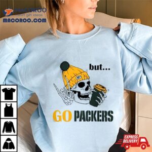 Green Bay Packers Skeleton Dead Inside But Packers Logo Christmas Tshirt