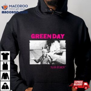 Green Day Saviors Album Cover Tshirt