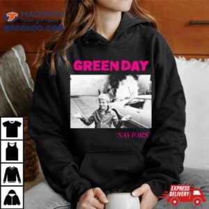 Green Day Saviors Album Cover Tshirt