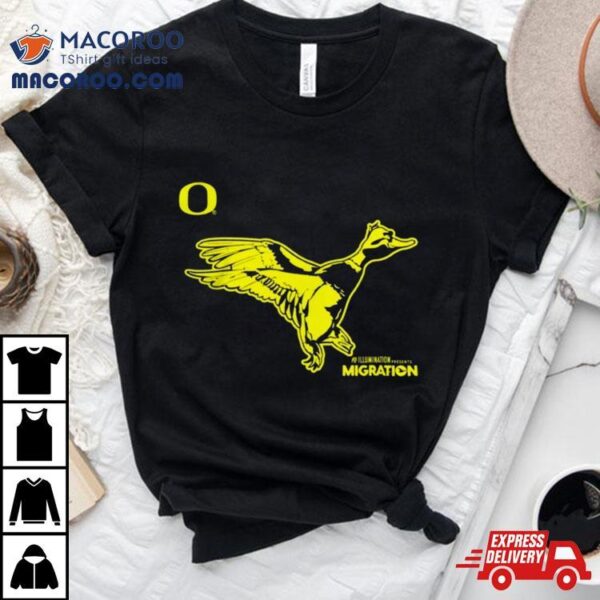 Green Illumination Presents Migration Pack Yellow Flying Duck T Shirt