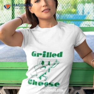 Grilled Cheese It Ain T Easy Being Cheesy Logo Tshirt 1