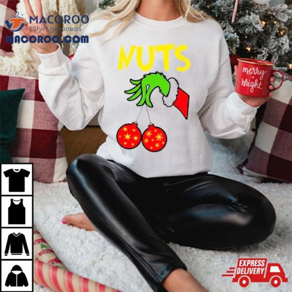 Grinch Christmas Couples Nuts Baby Shirt