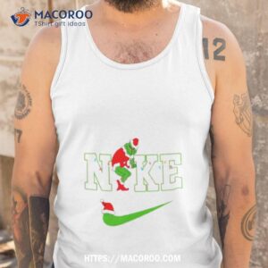 Grinch Christmas Nike Logo Tank Top