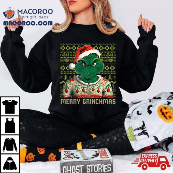 Grinch Christmas Pattern Christmas Shirt