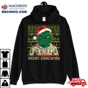 Grinch Christmas Pattern Christmas Tshirt