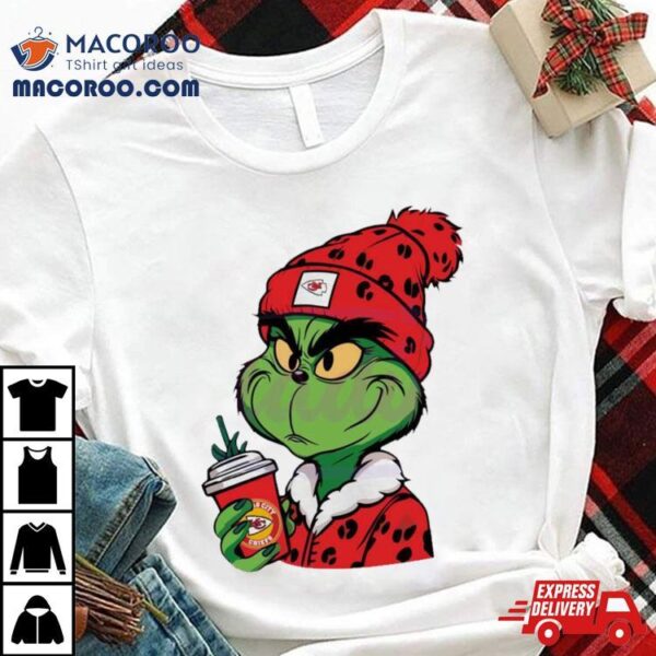 Grinch Leopard Kansas City Chiefs 2023 Tshirt