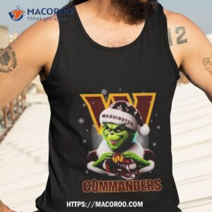 Grinch Perfect Gift For Fans Christmas Washington Commanders Tank Top 3