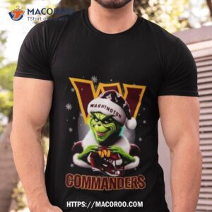 Grinch Perfect Gift For Fans Christmas Washington Commanders T Shirt